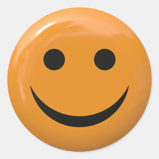 Ansikte Runt Klistermärke (Framsida)