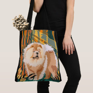 ANSIKTE: SOL Chow Tote eller Crossbody bag Tygkasse