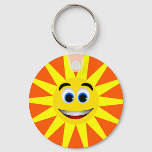 ANSIKTE SOL NYCKELRING