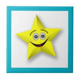 ANSIKTE STAR KAKELPLATTA