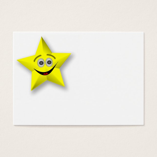 ANSIKTE STAR VISITKORT (Framsidan)