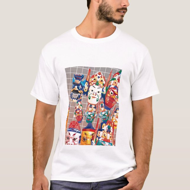 ansikte t-shirt (Framsida)