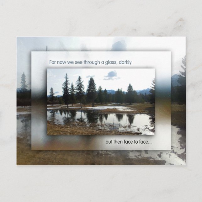 Ansikte till Ansikte Vykort (Framsida)