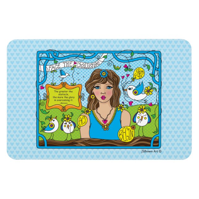 Ansikte: Utmaningen_Flexible Magnet 6"x4" (Horisontell)