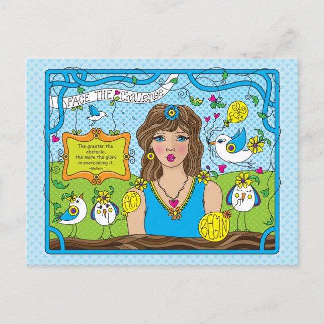 Ansikte: Utmaningen_ Vykort (Framsida)