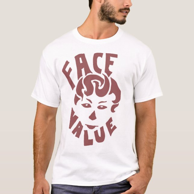 Ansikte-värde T Shirt (Framsida)
