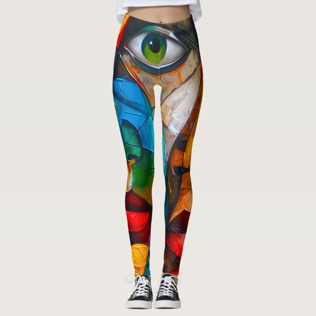 Ansikte vi känner leggings (Framsida)