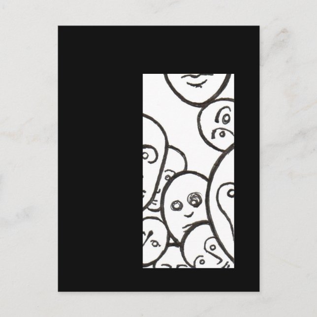 Ansikte Vykort (Framsida)