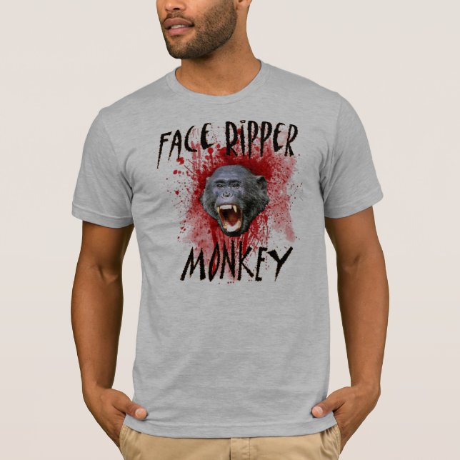 Ansiktebaddareapa Tee Shirt (Framsida)