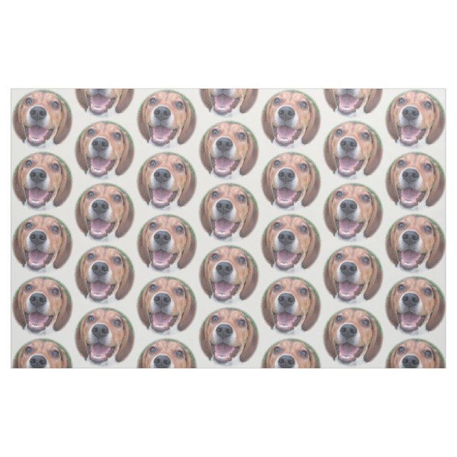 AnsikteBeagletyg som omkring tjuter Tyg (Fat Quarter)