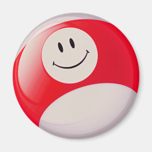 Ansiktebiljardboll Magnet