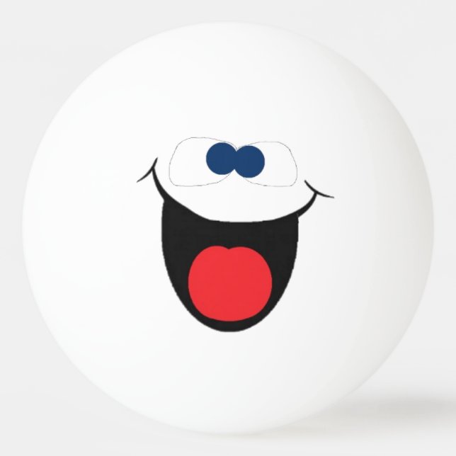 ansikteboll pingisboll (Baksidan)