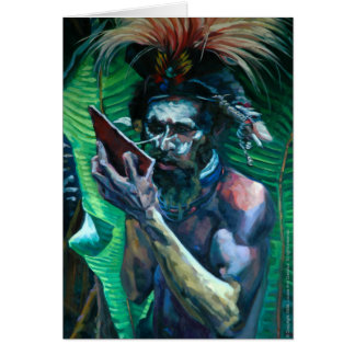 Ansiktemålare 2 hälsningskort