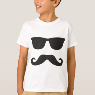 ansiktemustasch t shirt