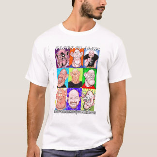 ansikten av den matt t-skjortan t-shirt