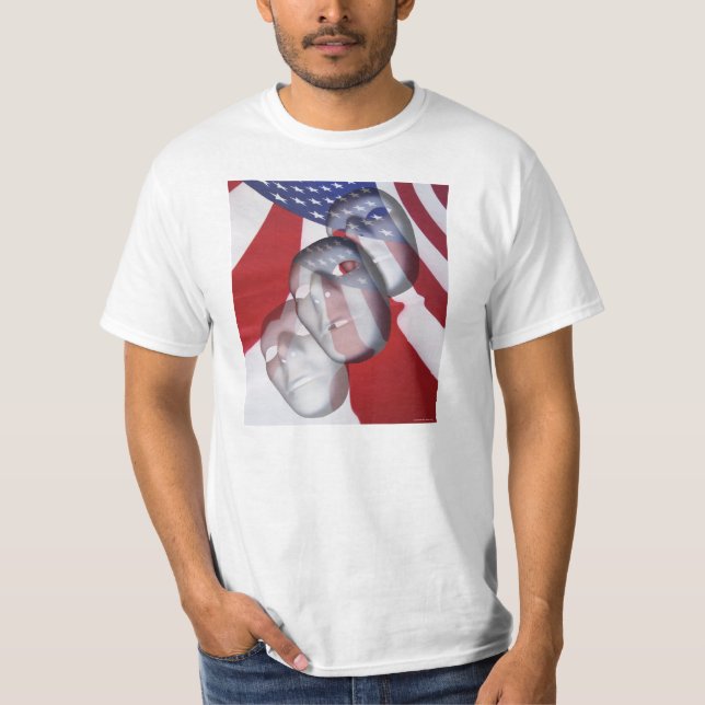 Ansikten av frihetsskjortan tee shirt (Framsida)
