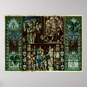 Ansikten av saint patrick poster