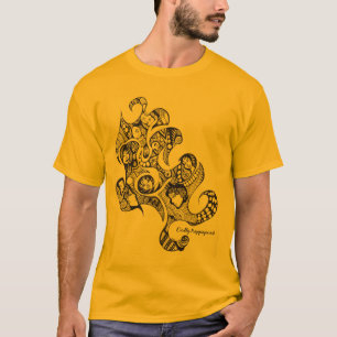 ansikten i en folkmassa t-shirt