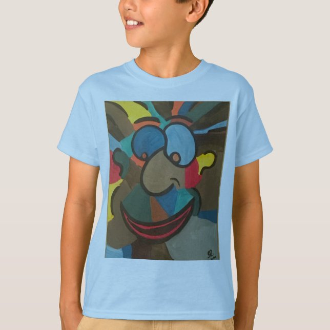 Ansikten på gå! t shirt (Framsida)