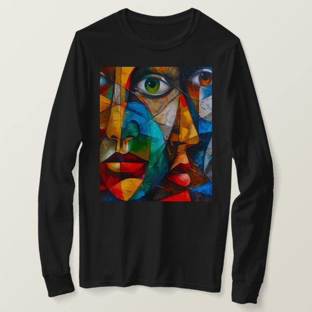 Ansikten vi känner t shirt (Design framsida)