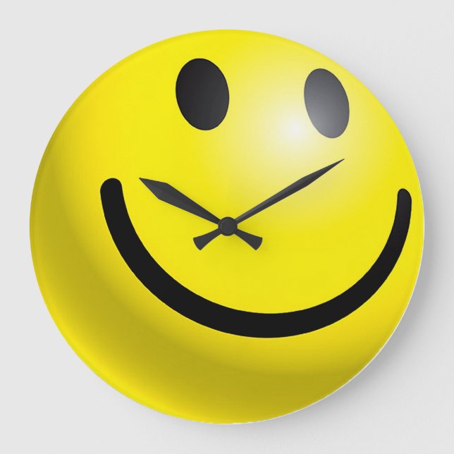 Ansikteväggen tar tid på stor klocka (Framsida)