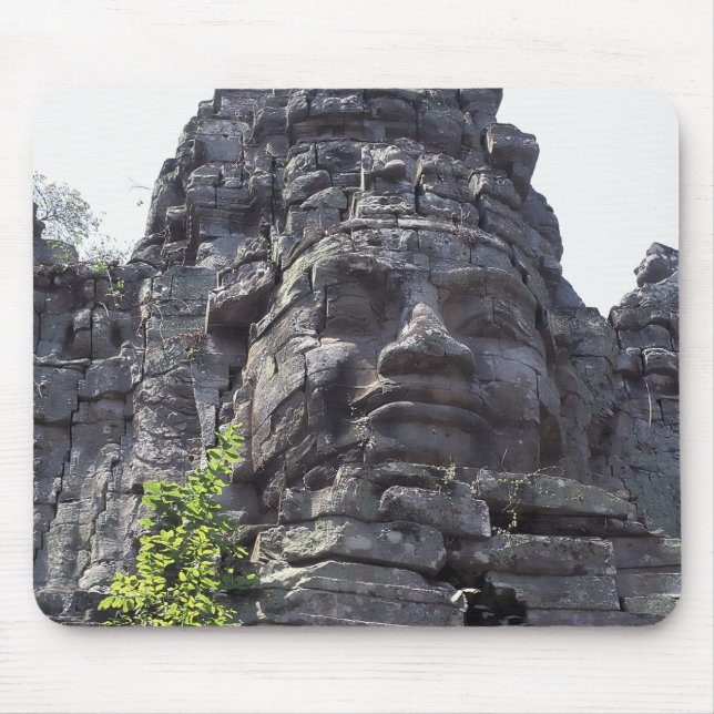 Ansiktsdetalj av den västra porttorn (Gopuram), Musmatta (Framsidan)