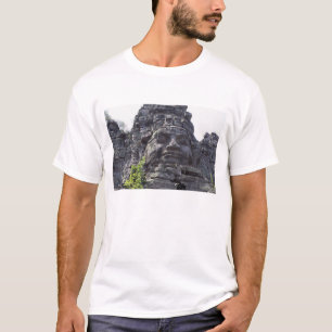 Ansiktsdetalj av den västra porttornets Gopuram Tee Shirt