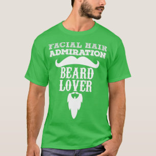 Ansiktshårskonmiration Beard Älskare T Shirt