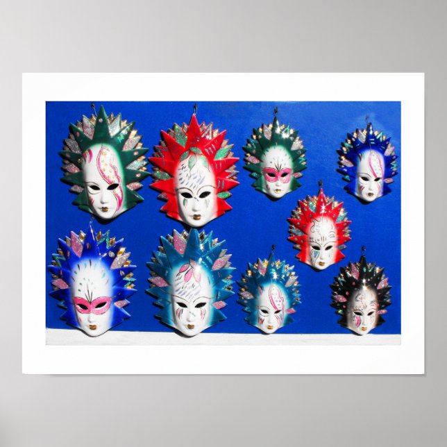Ansiktsmasker Poster (Framsidan)