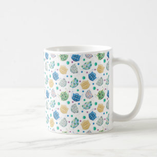 Ansiktsmaskmönster 2020 Minnesmärke Kaffemugg