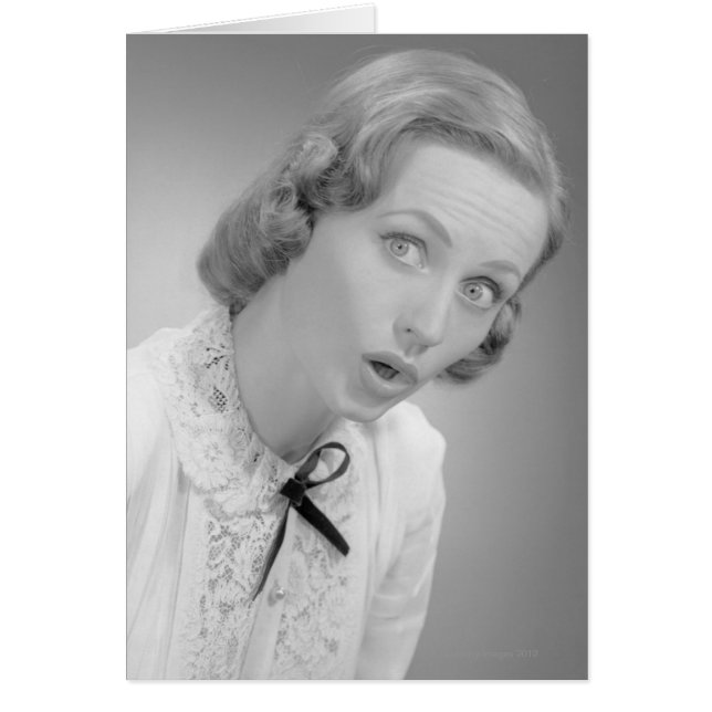 Ansiktsuttryck Hälsningskort (Framsidan)