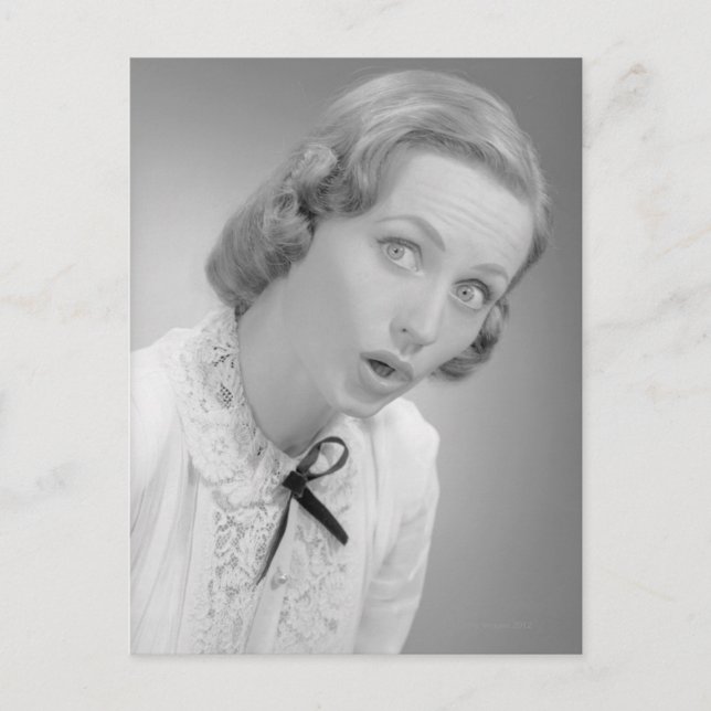 Ansiktsuttryck Vykort (Framsida)