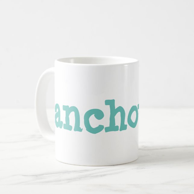 ansjovis kaffemugg (Framsida vänster)
