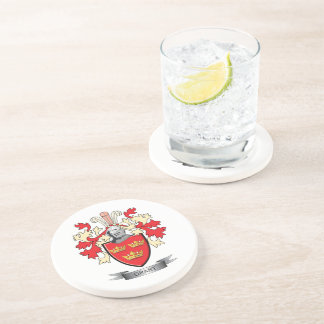 Anslags- familjvapensköldvapensköld underlägg sandsten