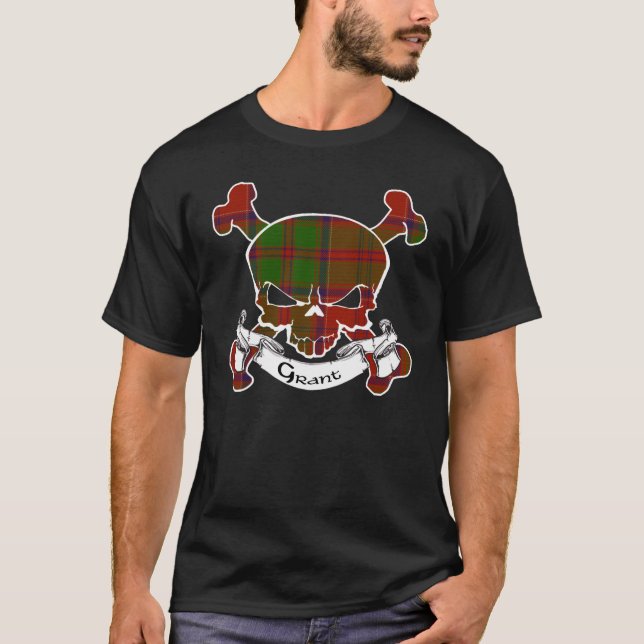 Anslags- Tartanskalleskjorta Tee (Framsida)