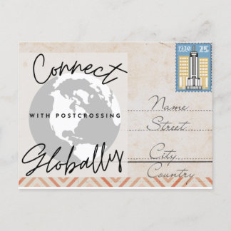 Anslut globalt vykort