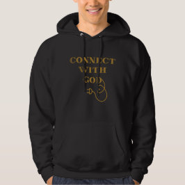 Anslut med guds bibliska citattecken Manar Hoodie