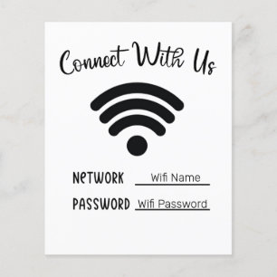Anslut med oss WiFi Flygblad