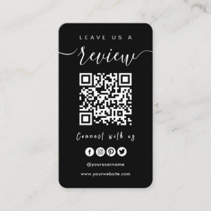 Anslut med USA:s QR-kod Lämna oss ett granskning Visitkort