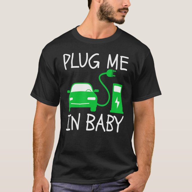 Anslut mig till EV Life Eco Mode Drive EVs Electri T Shirt (Framsida)