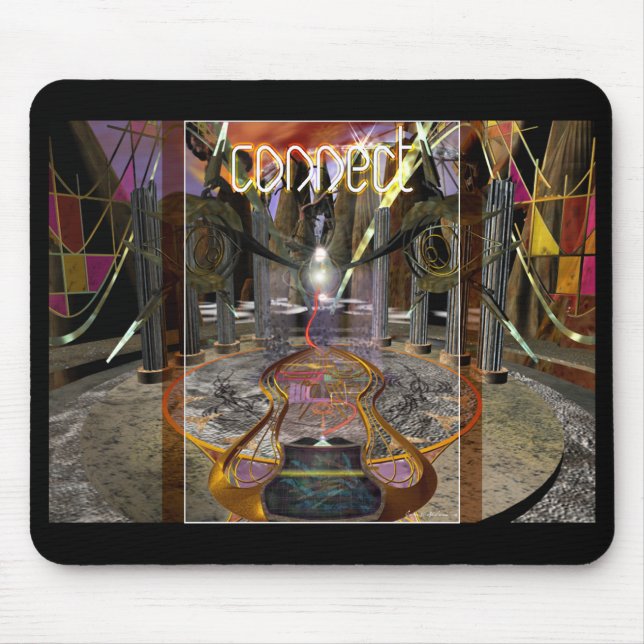 'Anslut' musknapp Musmatta (Framsidan)