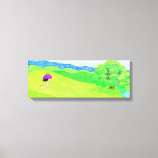 Anslut som kör arbetsyta canvastryck