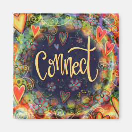 Anslut Söt Whimsical BoHo-Trendig-inspirerande Magnet