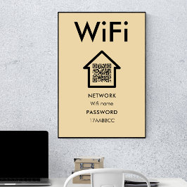 Anslut till WiFi | Sök efter att ansluta gästrum Poster