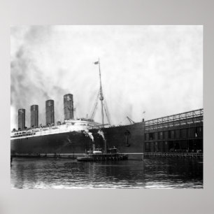 Ansluta för Lusitania Poster
