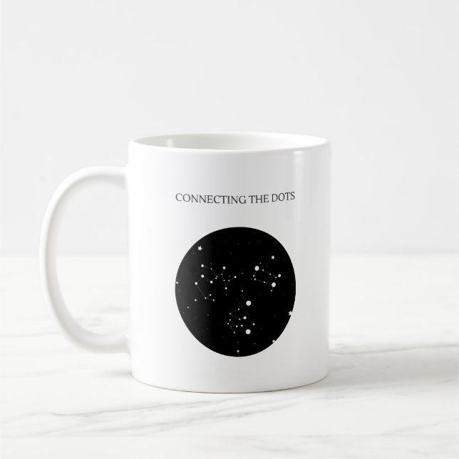 ANSLUTA PUNKTERNA KAFFEMUGG (Vänster)