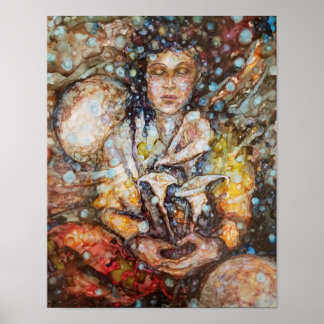 Ansluta till spritutskrift poster