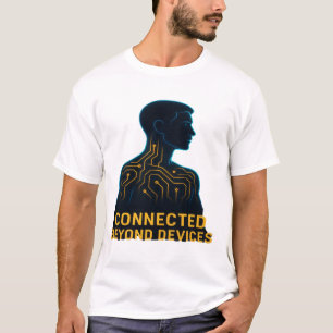 Ansluten bortom enheter - Digital tidsålderns filo T Shirt