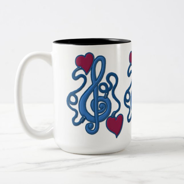 Ansluten till Music Blue Note Mugg (Vänster)