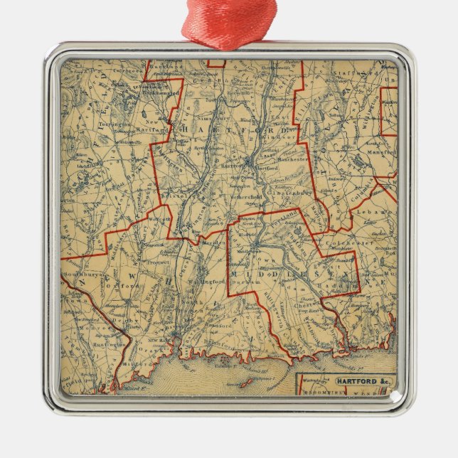 Anslutning 6 julgransprydnad metall (Framsidan)